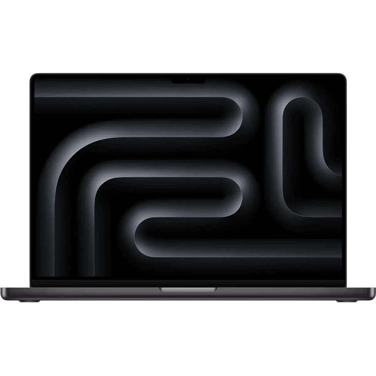 Apple MacBook Pro 16" M5 Max (18 CPU/ 40 GPU) 64GB/2TB Noir QWERTY, coloris Noir, vue de face