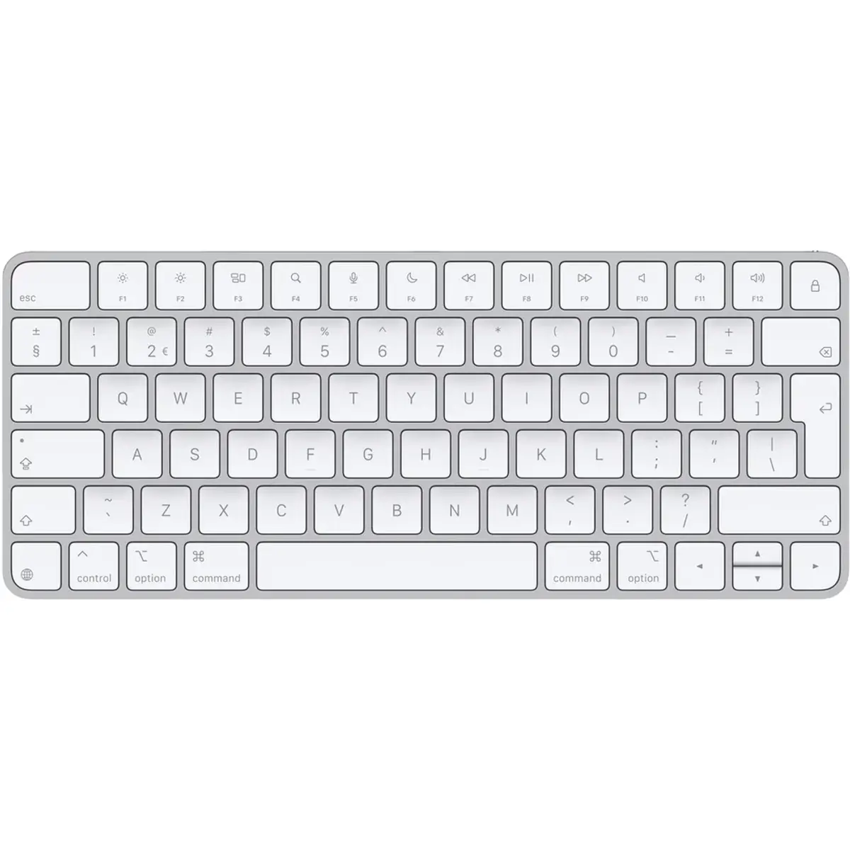 Apple Magic Keyboard (2024), coloris Blanc, vue de face