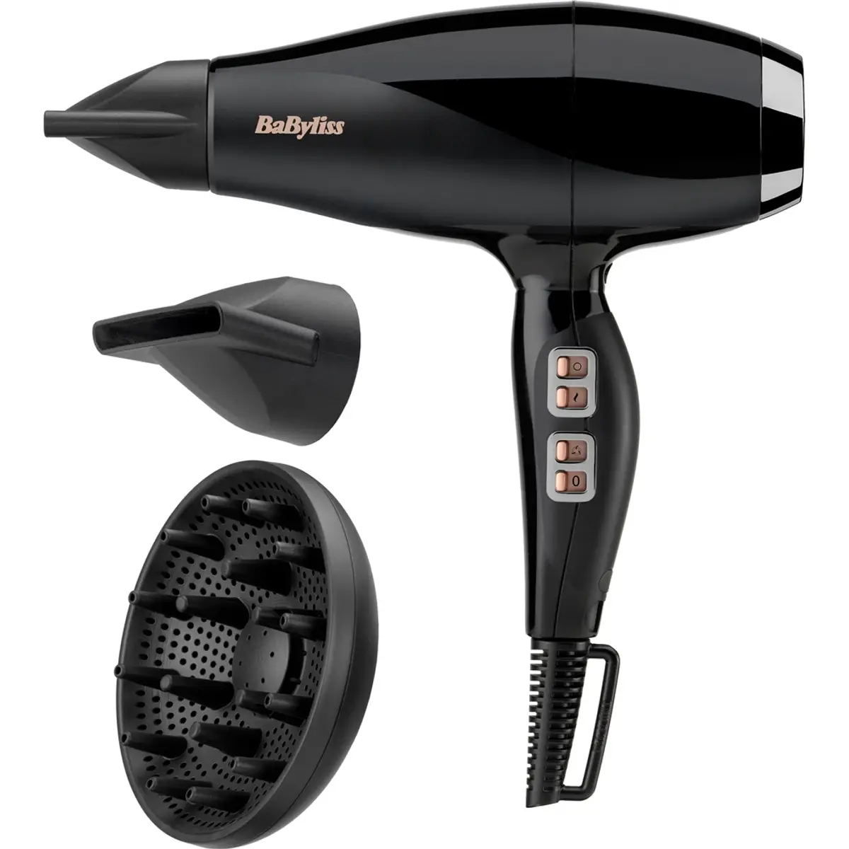 BaByliss Power Pro 2300 6716DE, coloris Noir, vue de face