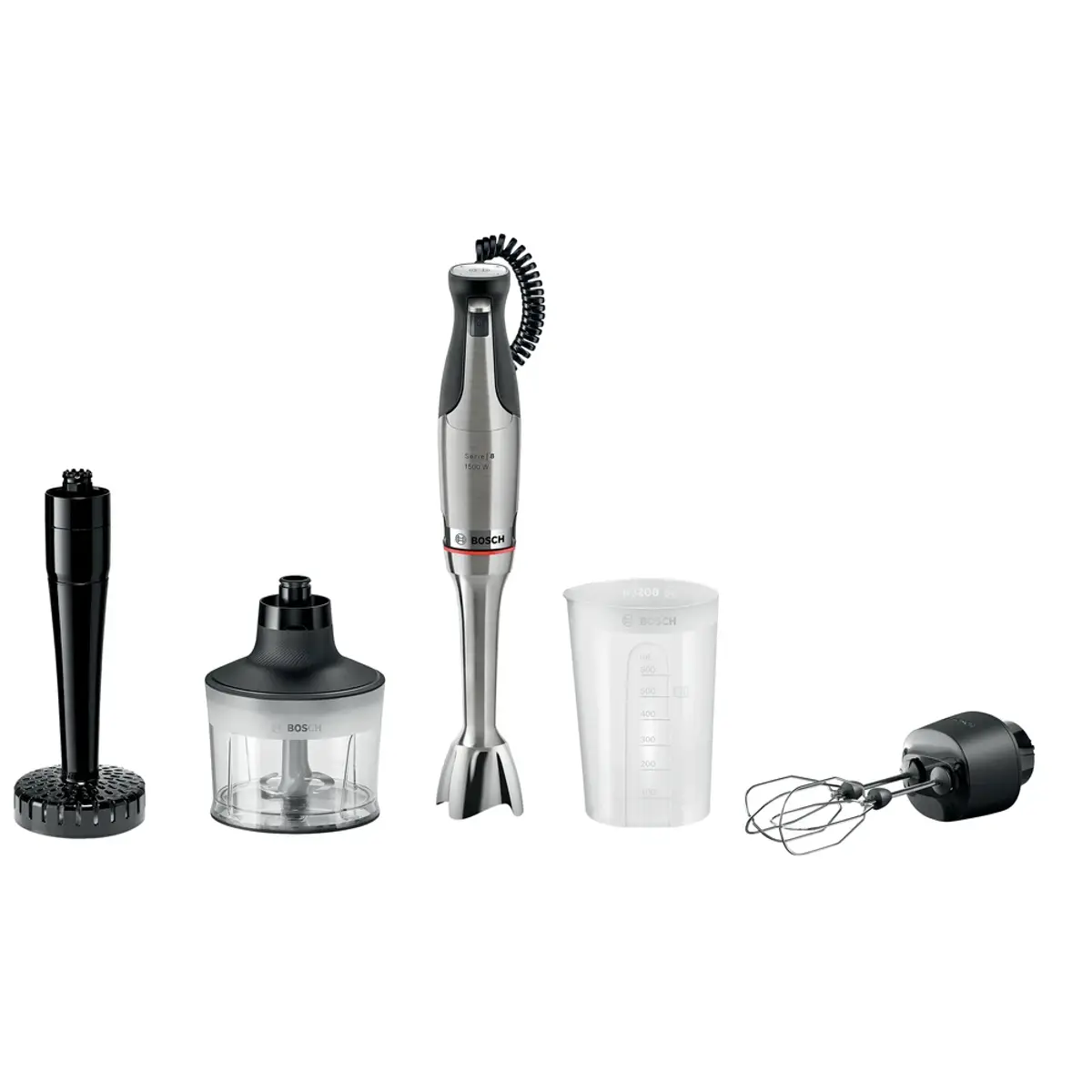 Bosch ErgoMaster Série 8 MSM8M936, coloris Noir, vue de face