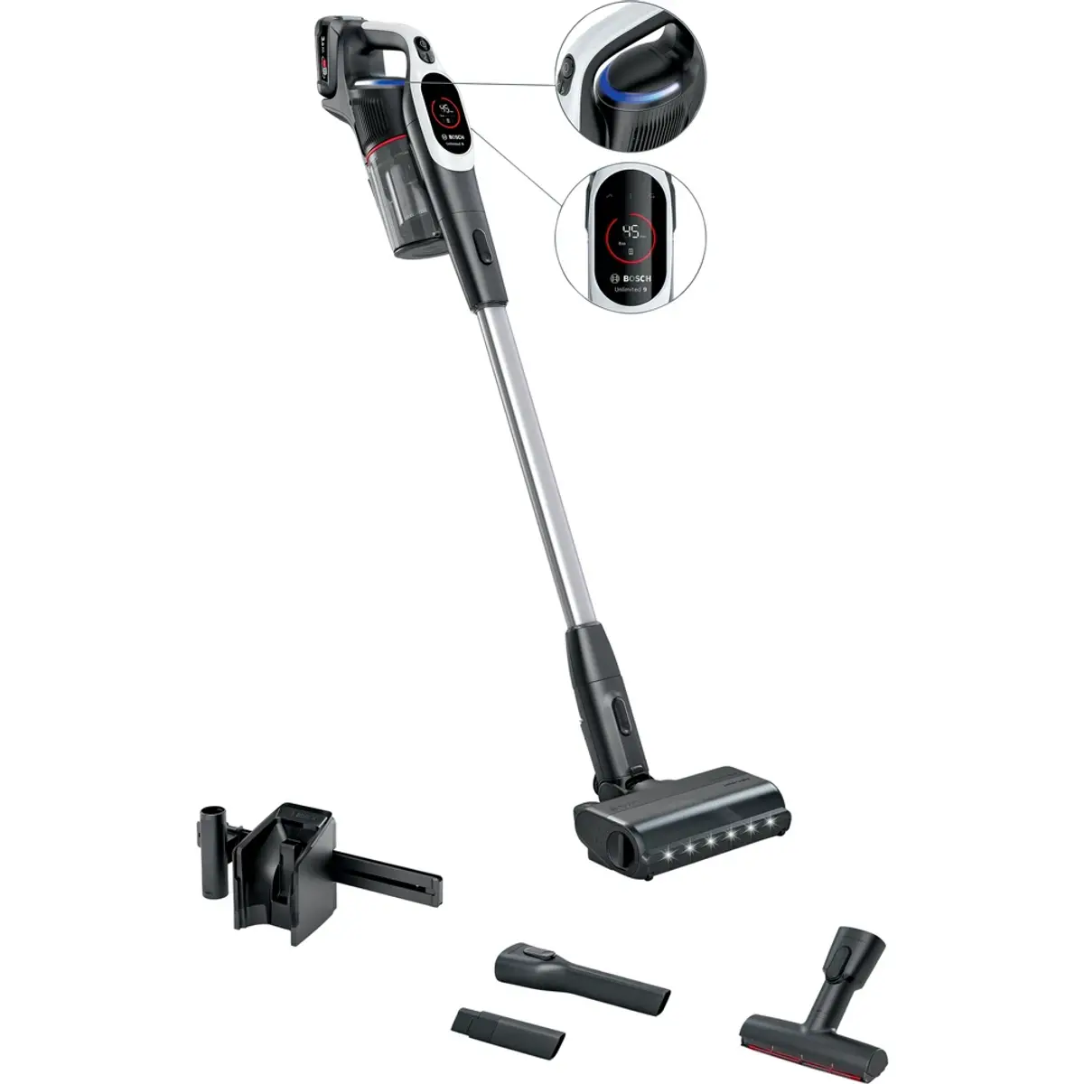 Bosch Unlimited 9 BBS931WBA, coloris Blanc, vue de face