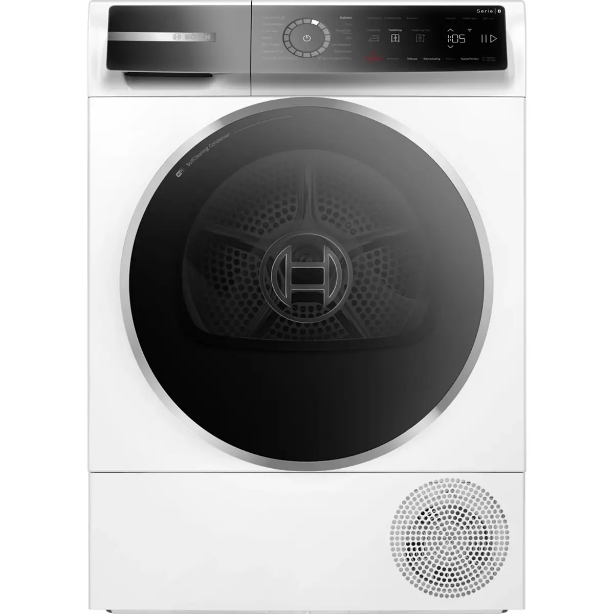 Bosch WQB246CLNL Iron Assist, coloris Blanc, vue de face