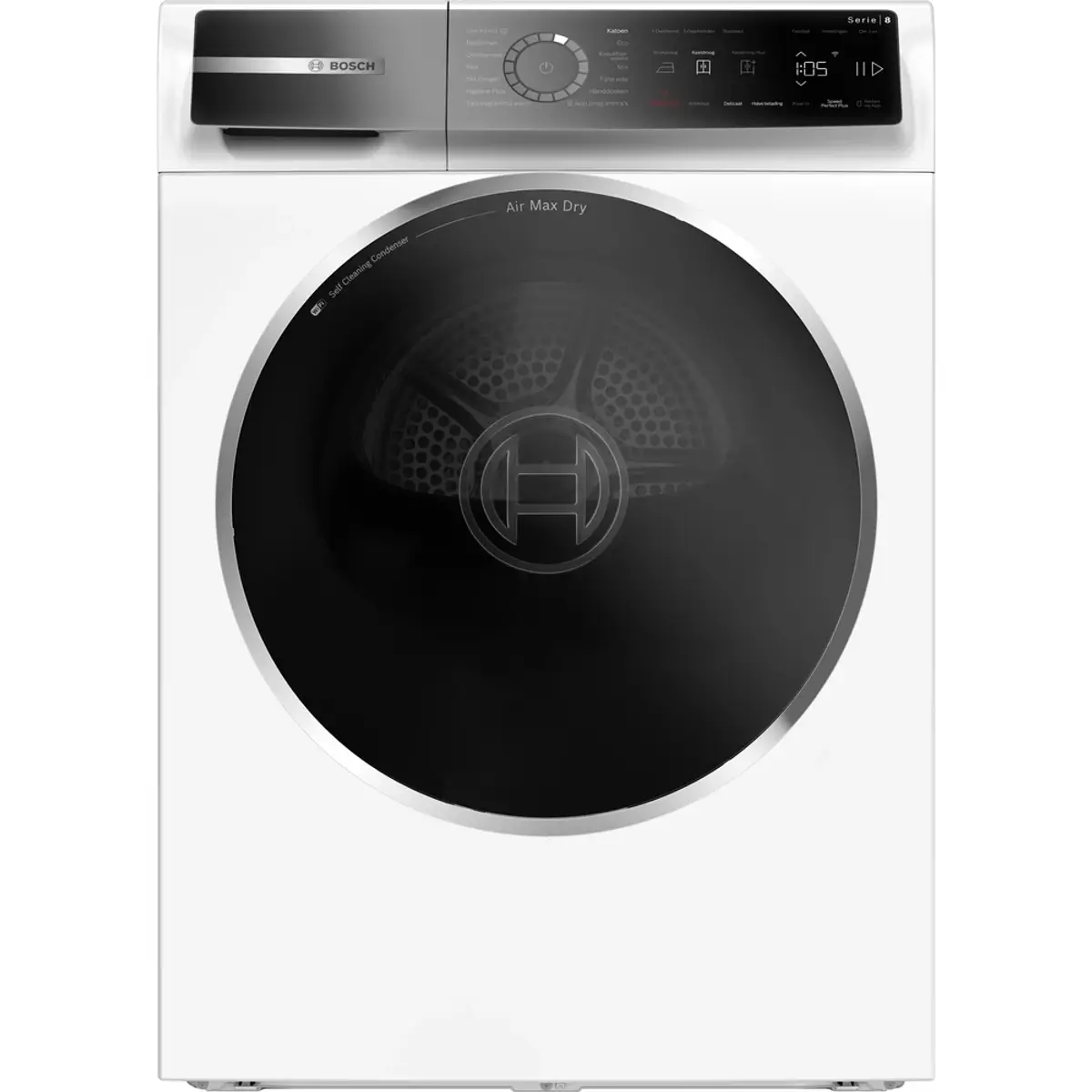 Bosch WRB247C5NL Air Max Dry, coloris Blanc, vue de face