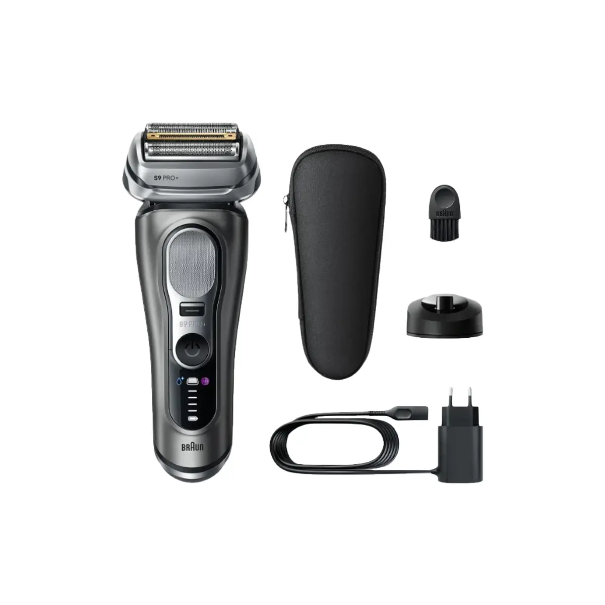 Braun Series 9 PRO+ 9615S Graphite, coloris Graphite, vue de face