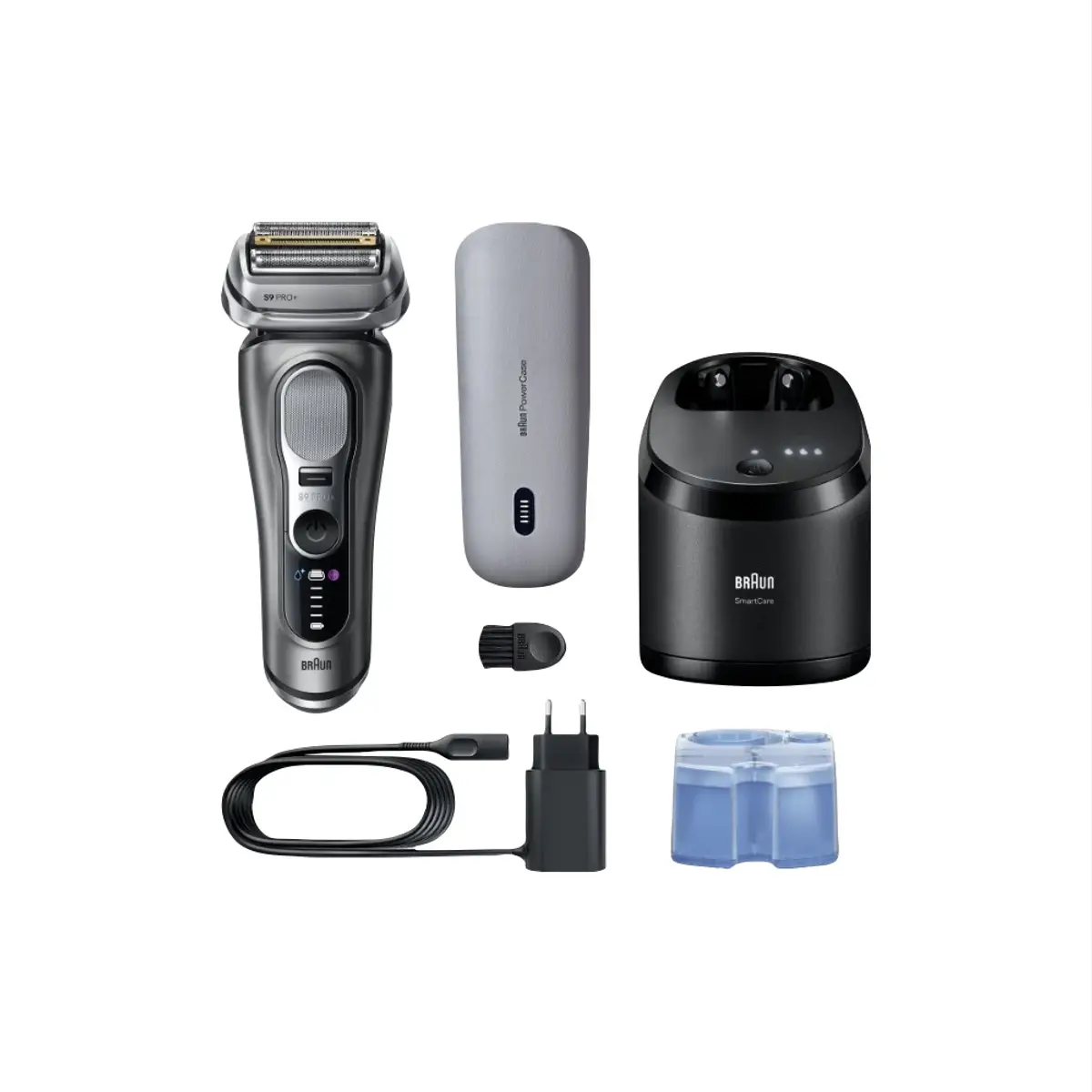 Braun Series 9 PRO+ 9675CC Graphite, coloris Graphite, vue de face