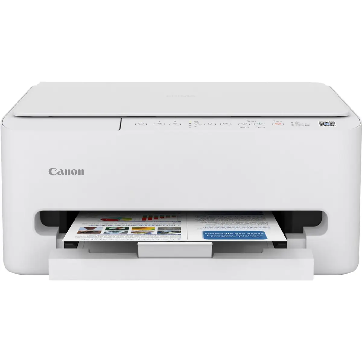 Canon PIXMA TS4150i, coloris Blanc, vue de face