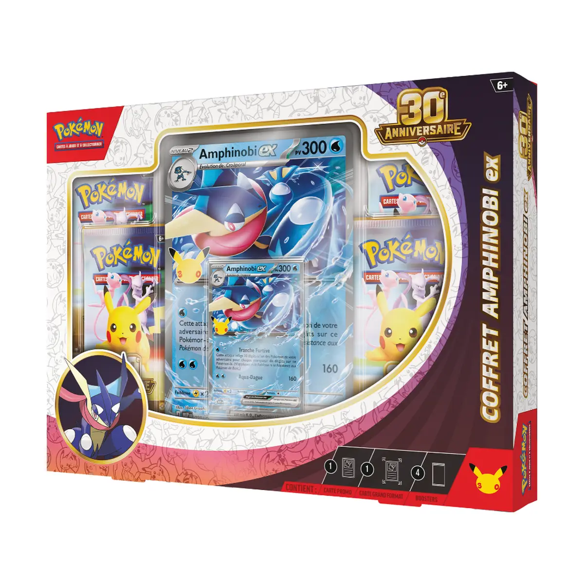 Coffret - Pokemon - Amphinobi Ex - 30 Ans — Pokémon TCG