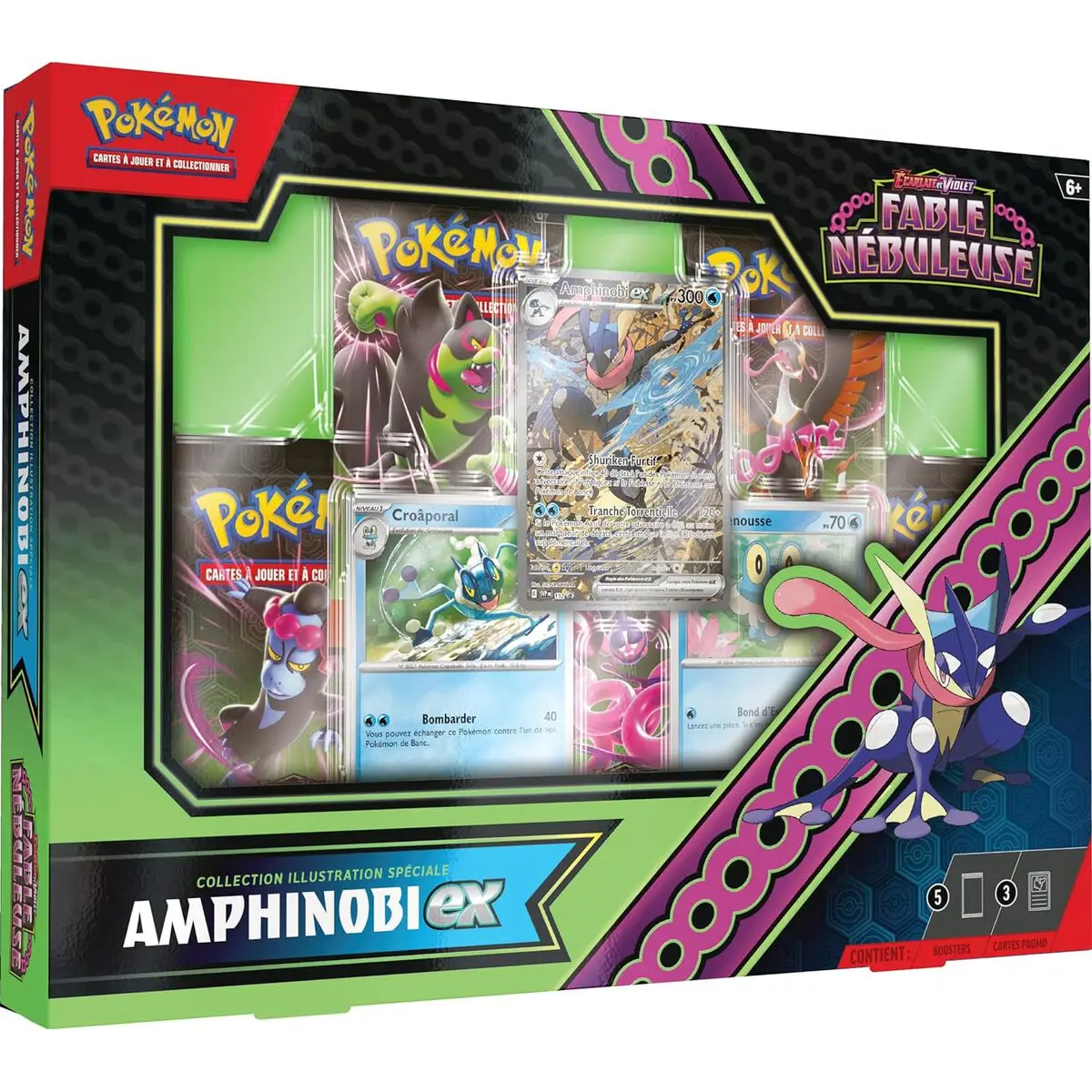 Coffret - Pokemon - Coffret Amphinobi Ex Ev06.5 Fable Nébuleuse — Pokémon TCG
