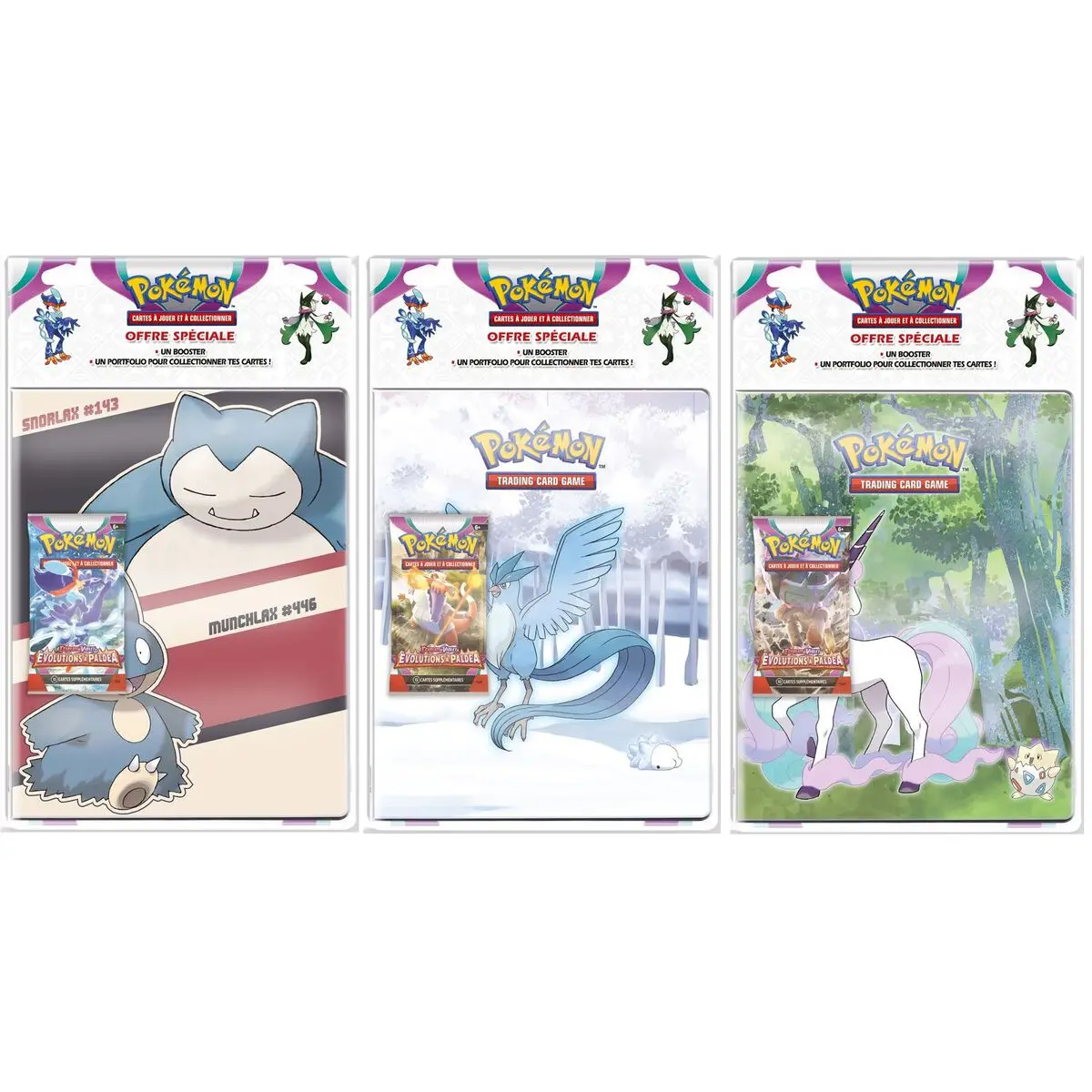 Coffret - Pokemon - Pack Portfolio + Booster Ecarlate Et Violet 02 — Pokémon TCG