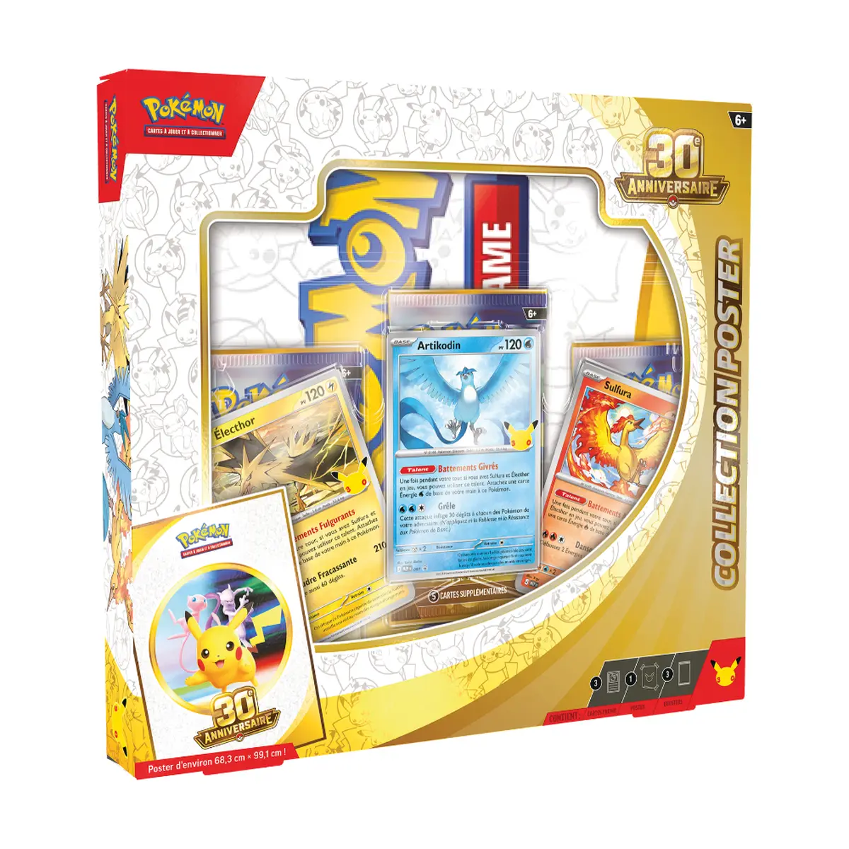 Coffret Poster - Pokemon - 30 Ans — Pokémon TCG