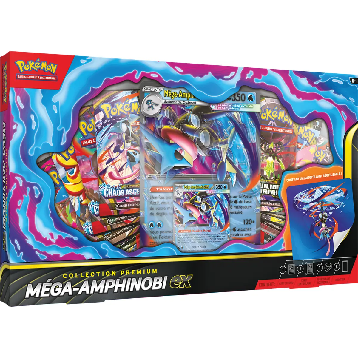 Coffret Premium - Pokemon - Méga-amphinobi Ex — Pokémon TCG