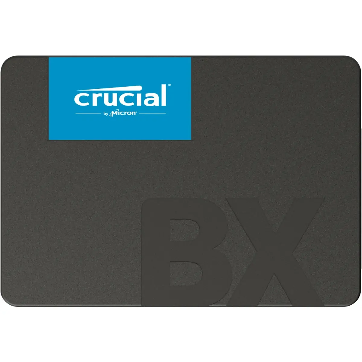 Crucial BX500 2,5 pouces, coloris Noir, vue de face