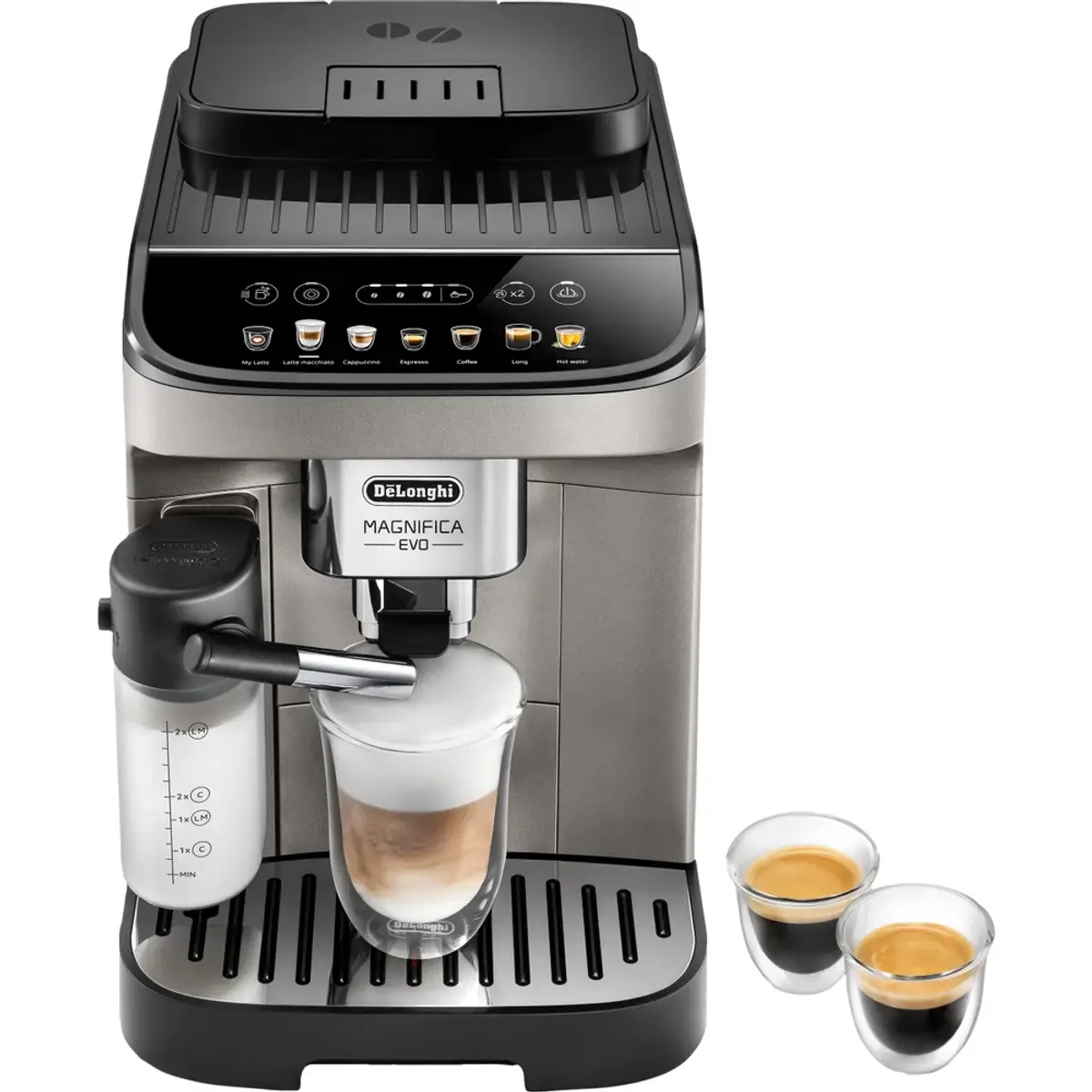 DeLonghi De'Longhi Magnifica EVO ECAM290.81.TB, coloris Multicolore, vue de face