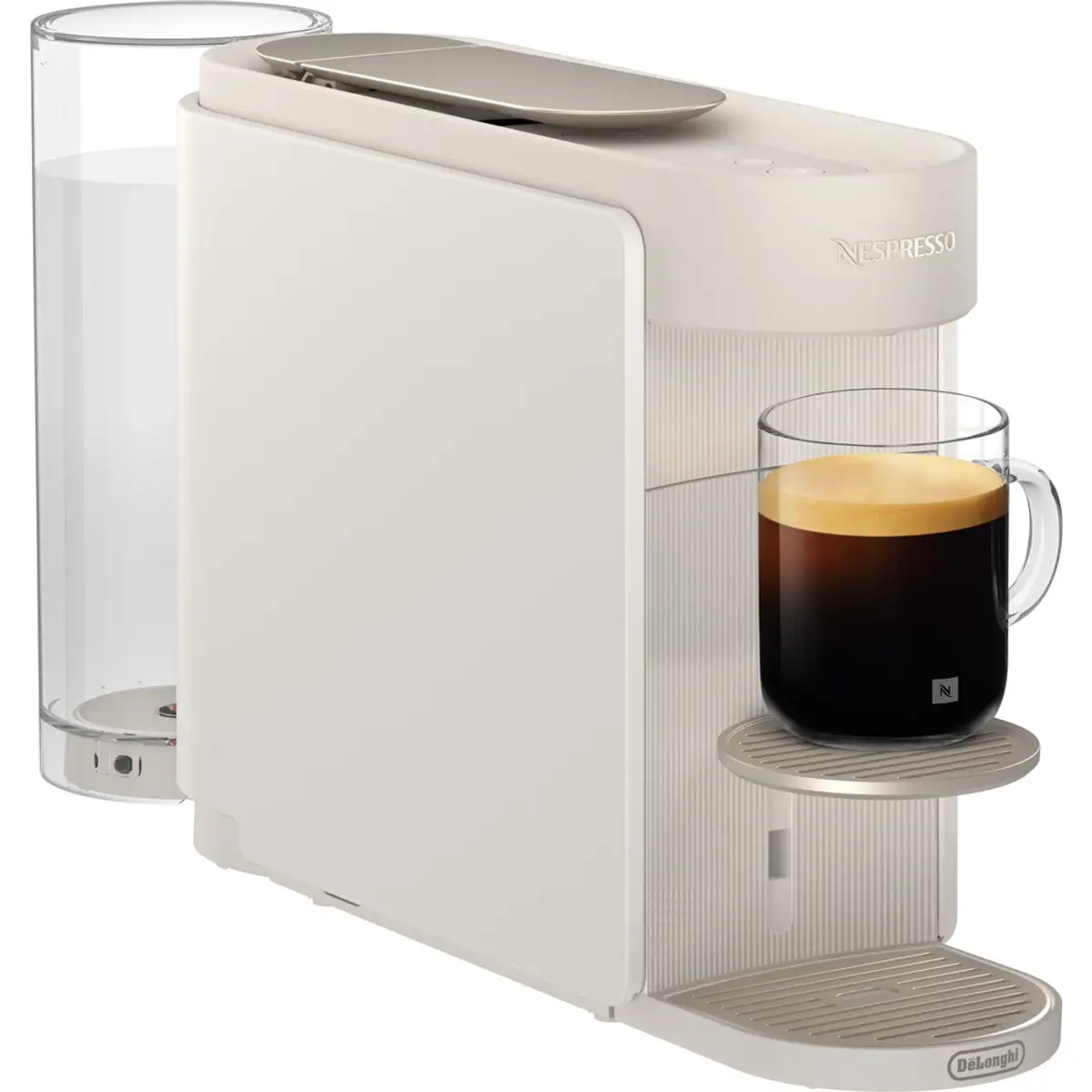 DeLonghi De'Longhi Nespresso ENV200W Vertuo Up Blanc, coloris Blanc, vue de face