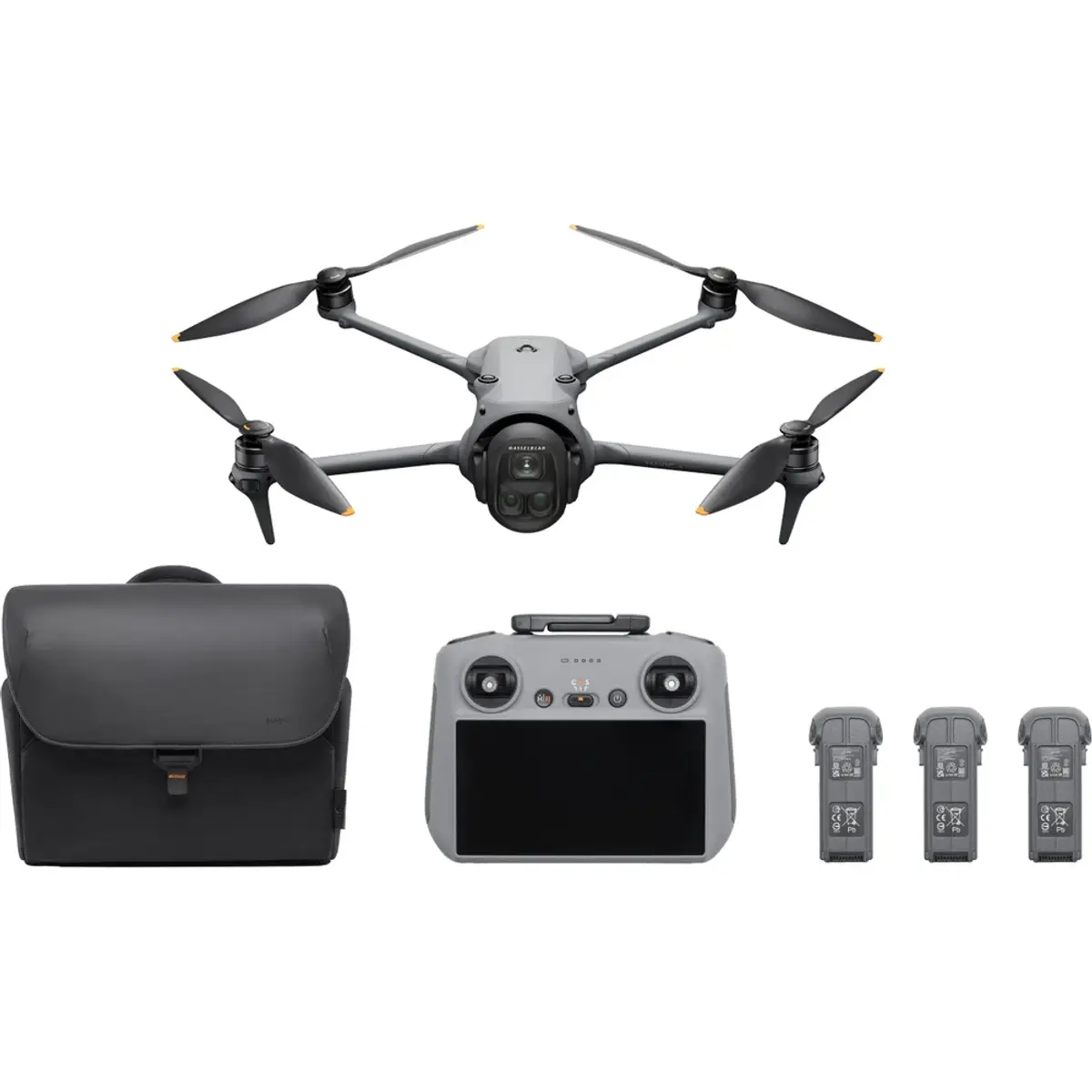 DJI Mavic 4 Pro Fly More Combo, coloris Gris, vue de face