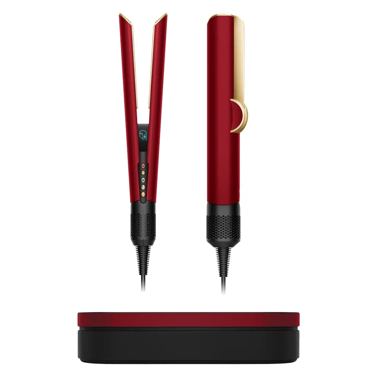 Dyson Airstrait Red Velvet/Or, coloris Or, vue de face