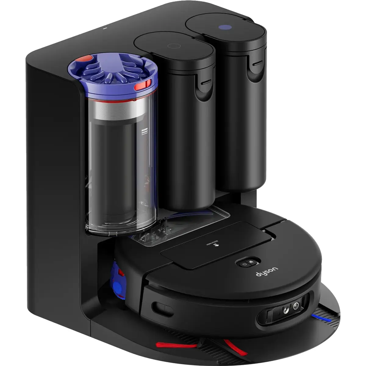 Dyson Spot+Scrub AI, coloris Noir, vue de face