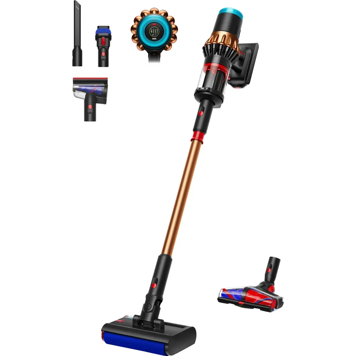 Dyson V16 Piston Animal Submarine, coloris Multicolore, vue de face