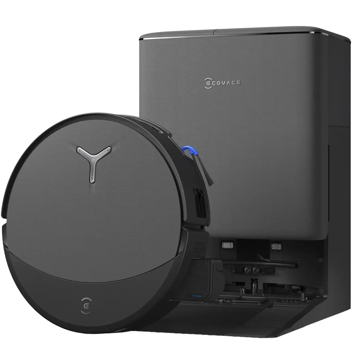 Ecovacs DEEBOT T90 PRO OMNI, coloris Noir, vue de face