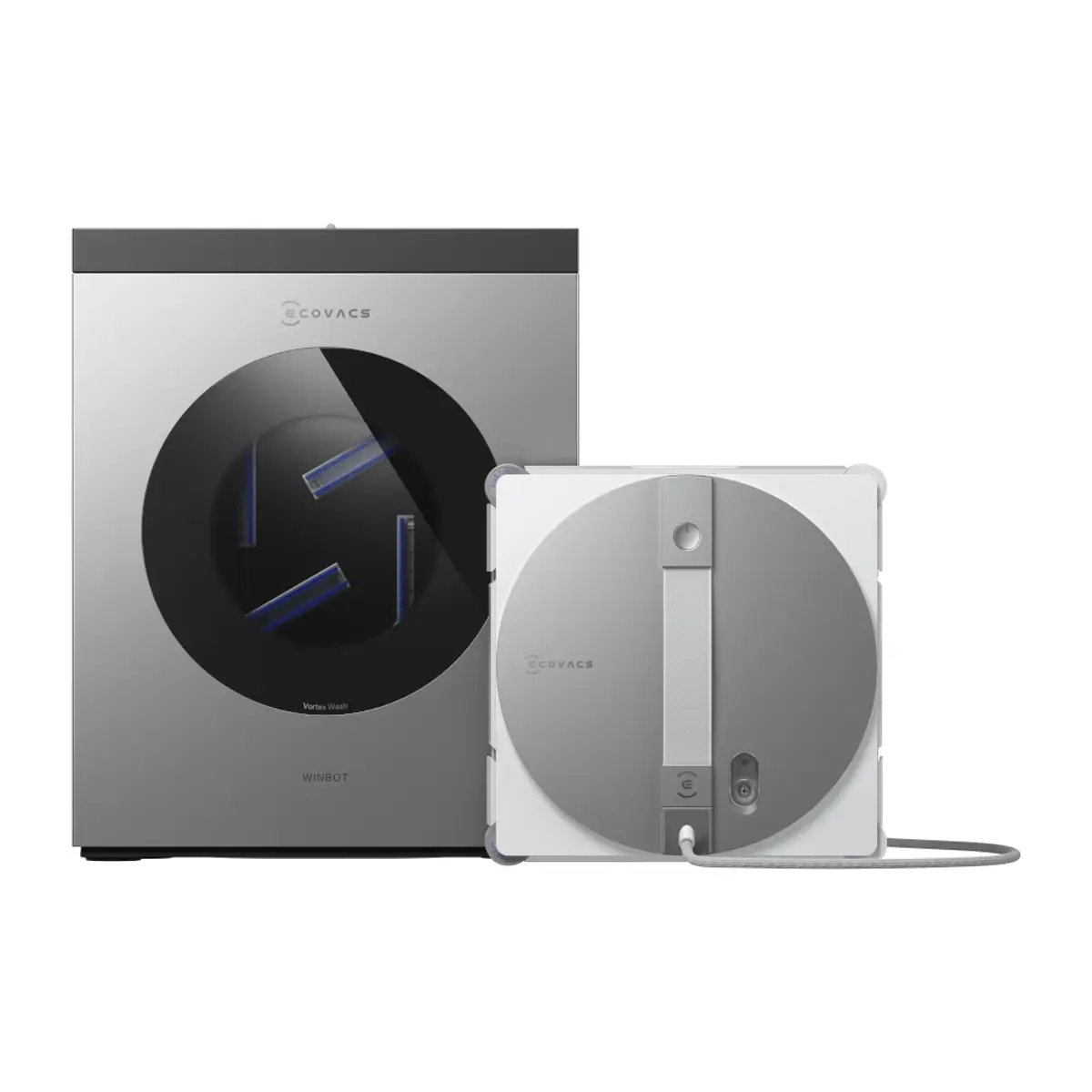 Ecovacs WINBOT W3 OMNI, coloris Blanc, vue de face