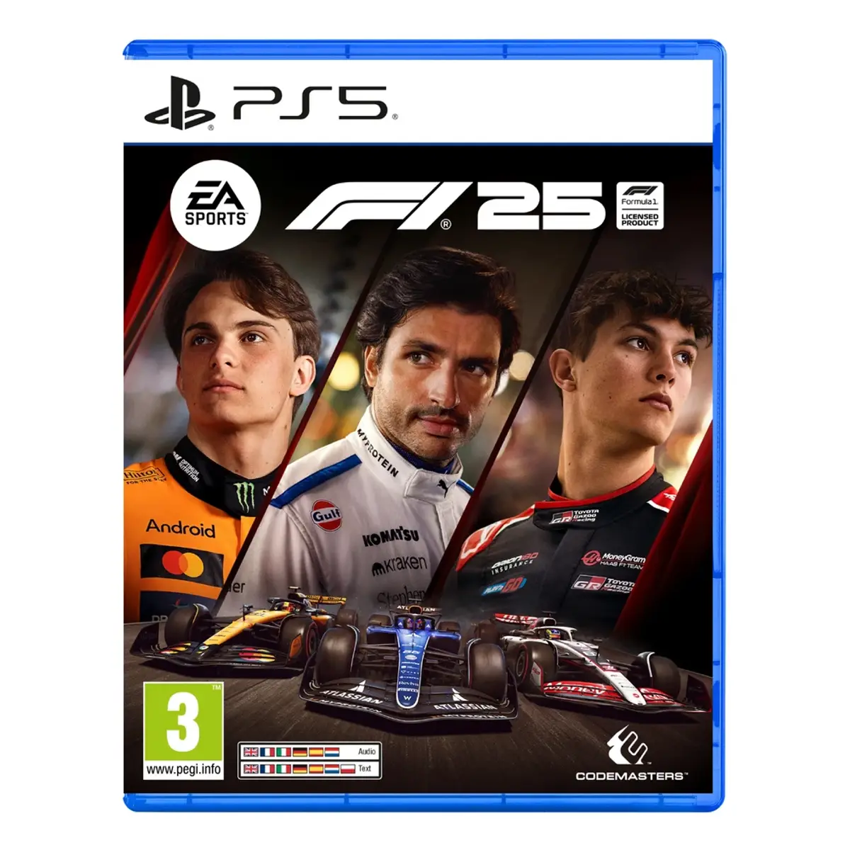 Electronic Arts EA Sports F1 25 PS5, vue de face