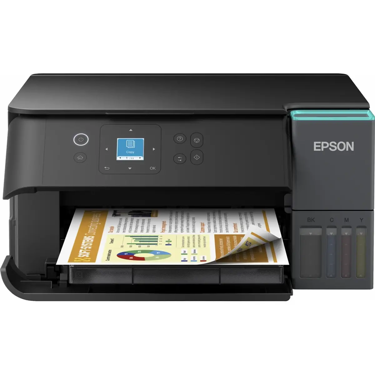 Epson EcoTank ET-2950, coloris Noir, vue de face