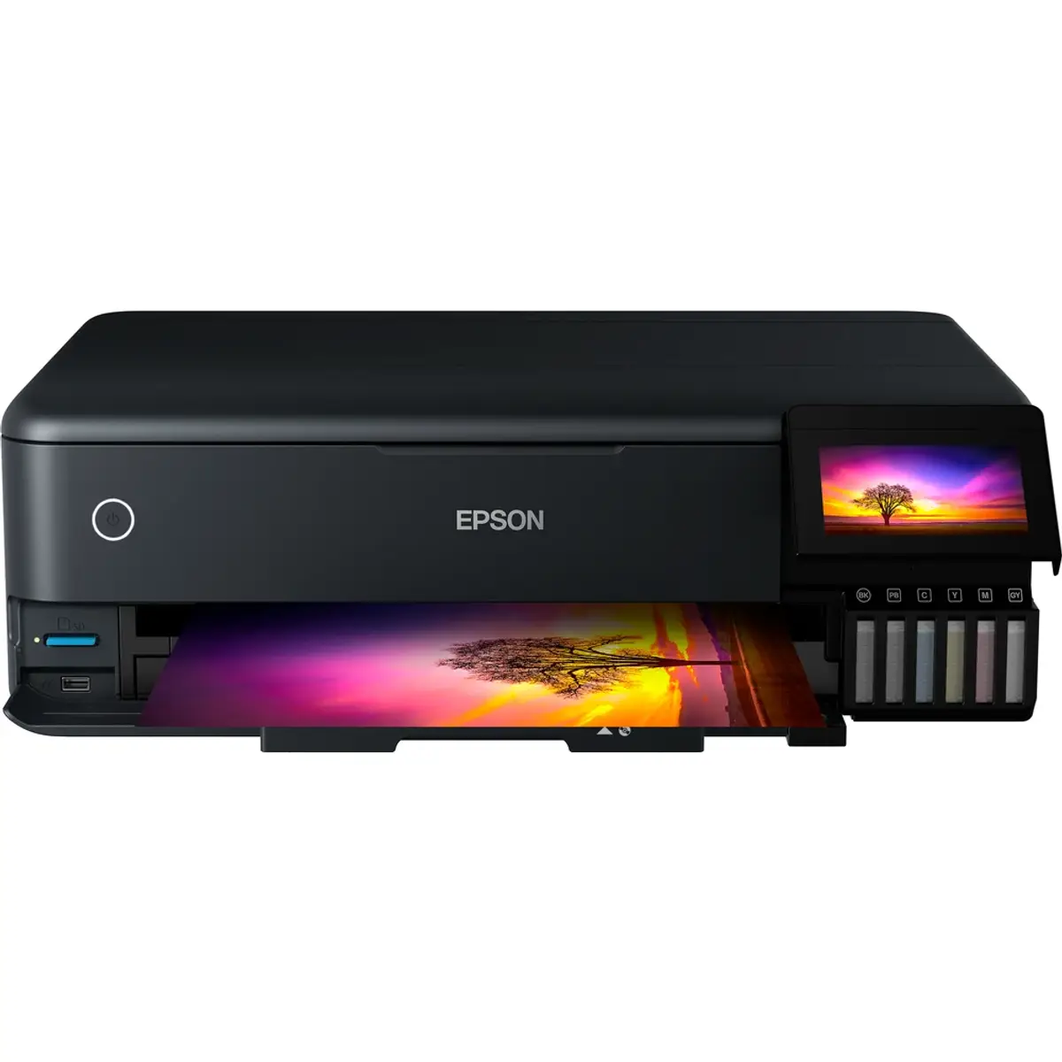 Epson EcoTank ET-8550, coloris Noir, vue de face