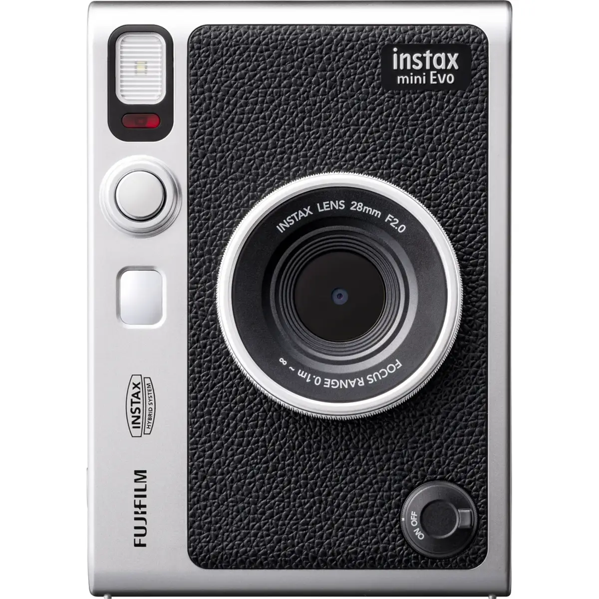 Fujifilm Instax Mini EVO Noir, coloris Noir, vue de face