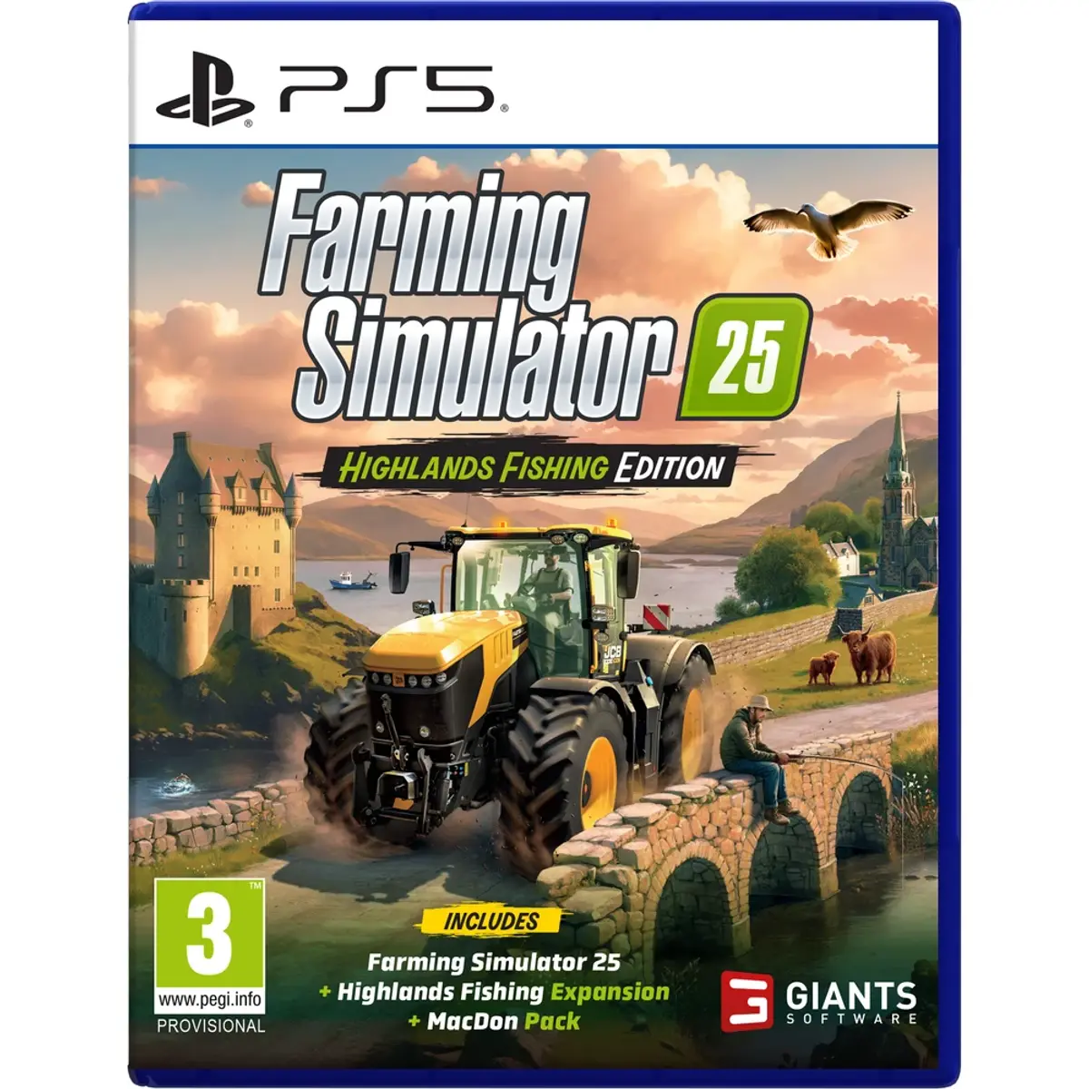 Giants Software Farming Simulator 25 Highlands Fishing Edition PS5, vue de face