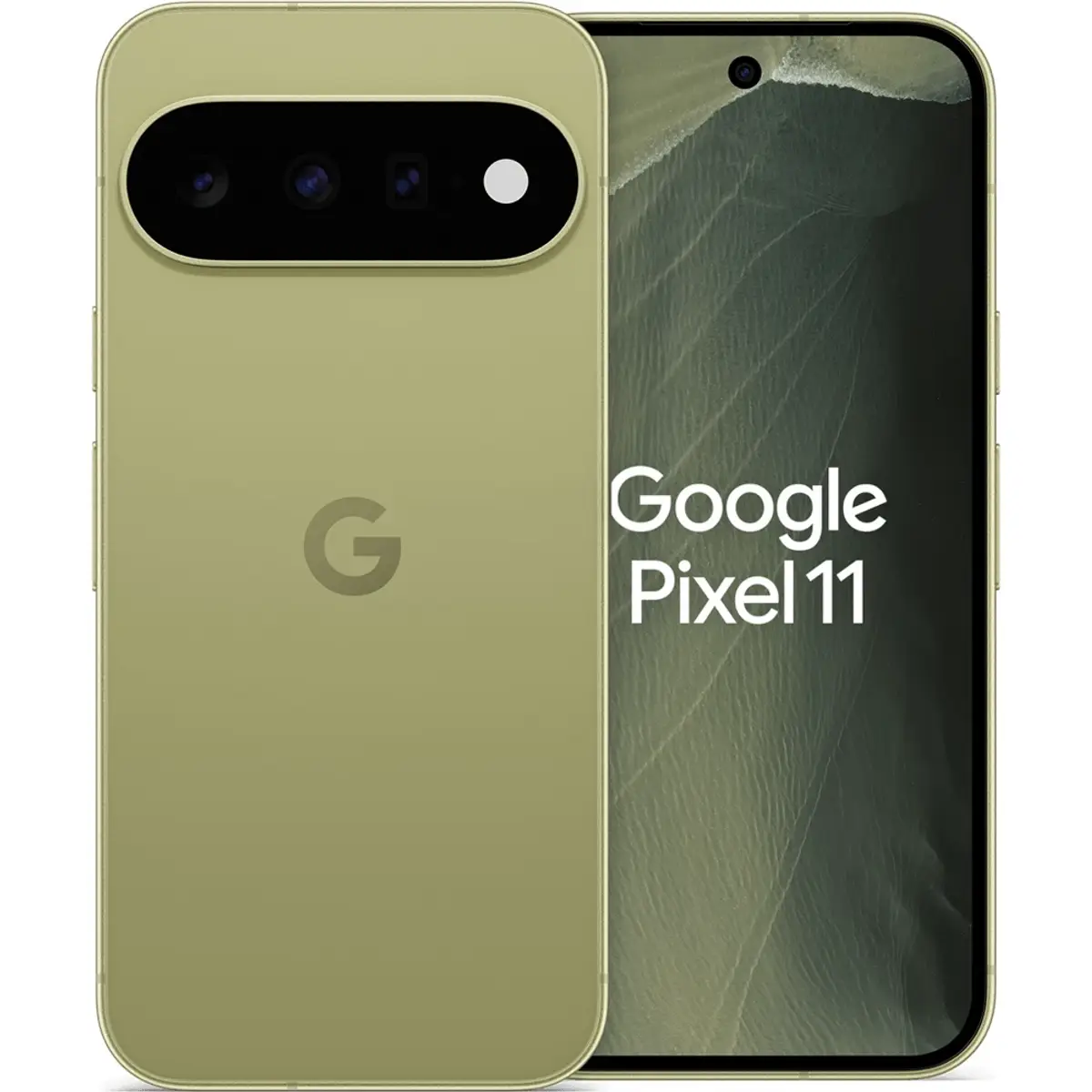 Google Pixel 11 5G, coloris Vert, vue de face