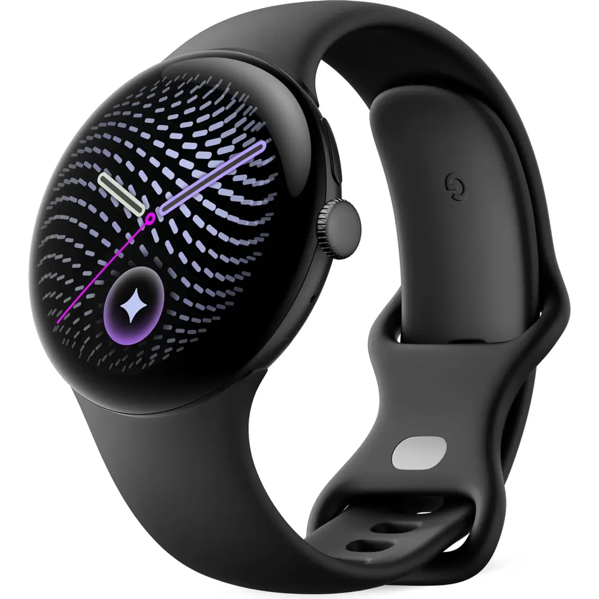 Google Pixel Watch 5 45 mm, coloris Noir, vue de face