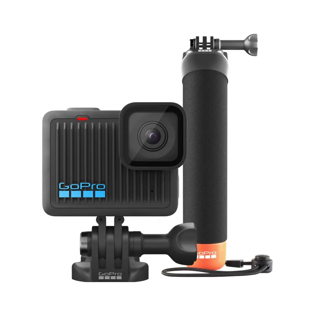 GoPro HERO + GoPro The Handler 3.0, coloris Noir, vue de face