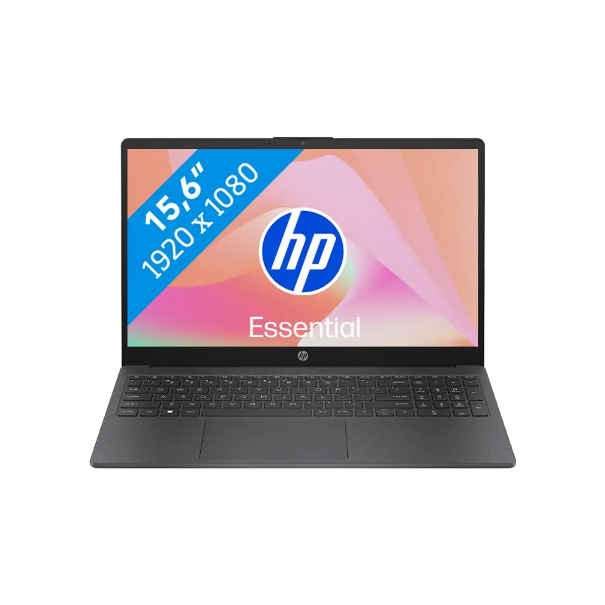 HP Laptop 15-fc0953nd, coloris Gris, vue de face