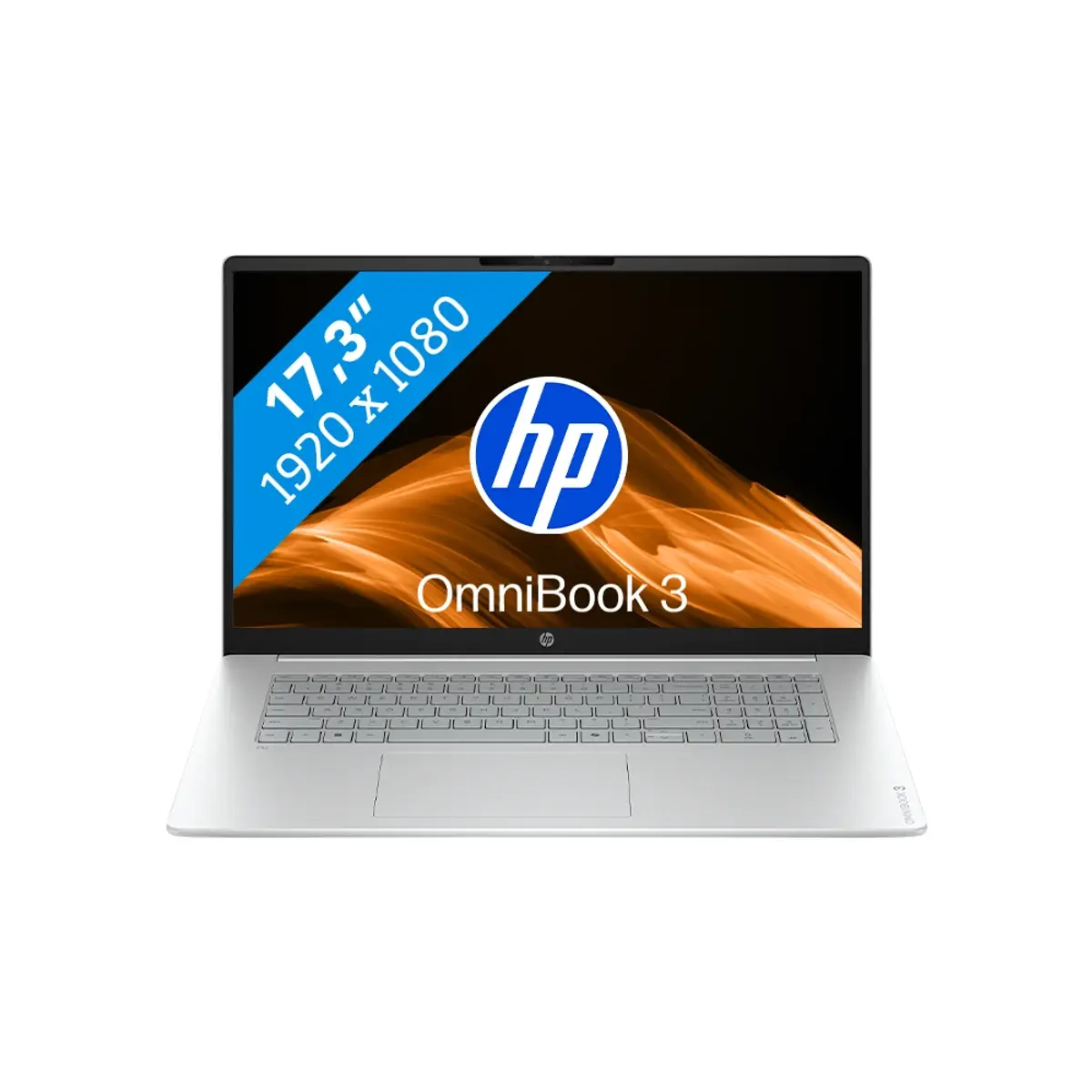 HP OmniBook 3 17-dp0955nd, coloris Argent, vue de face