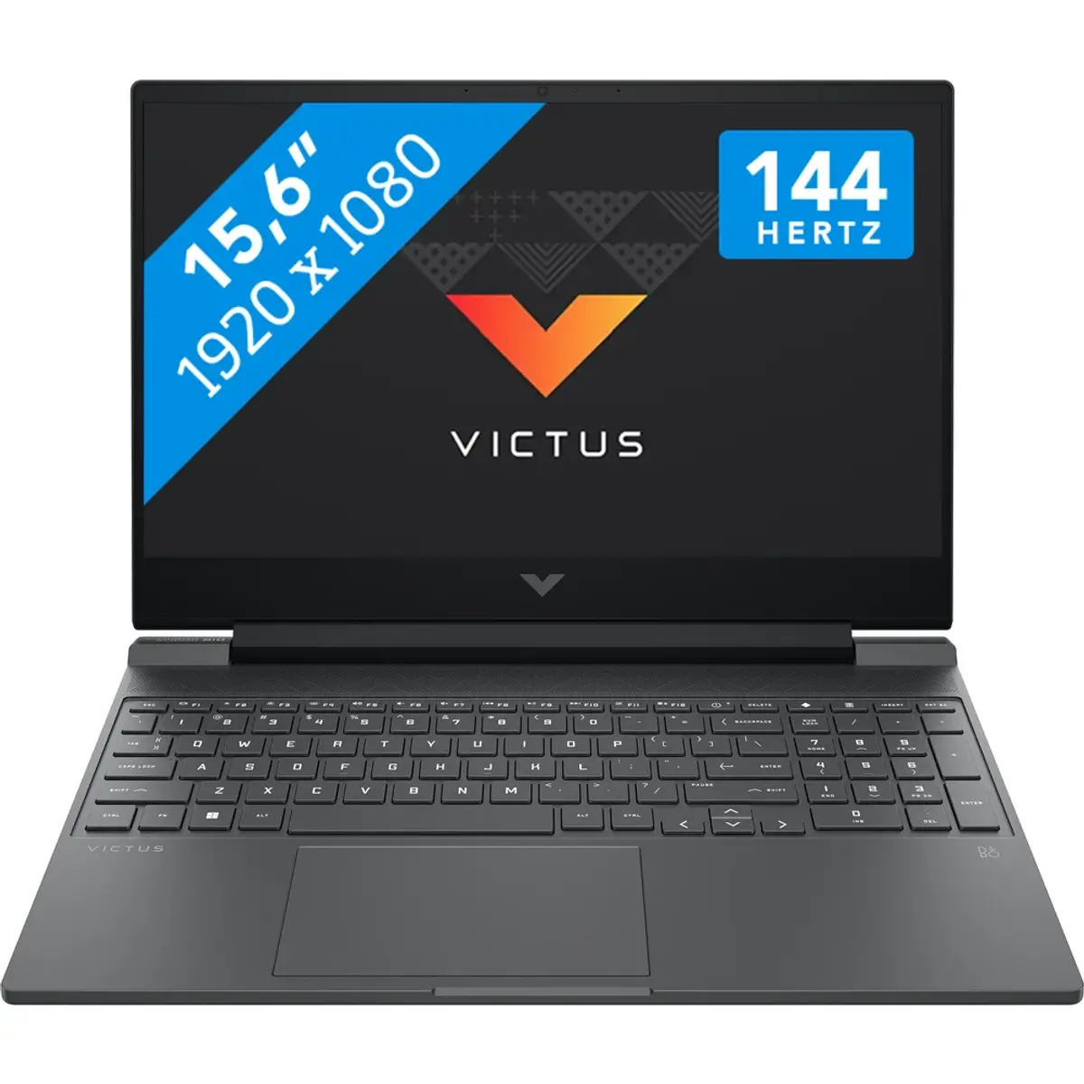 HP Victus 15-fa2975nd, coloris Gris, vue de face