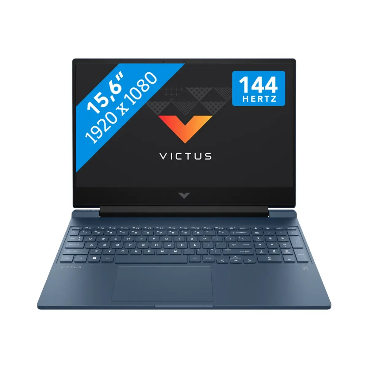 HP Victus 15-fb3354nd, coloris Bleu, vue de face