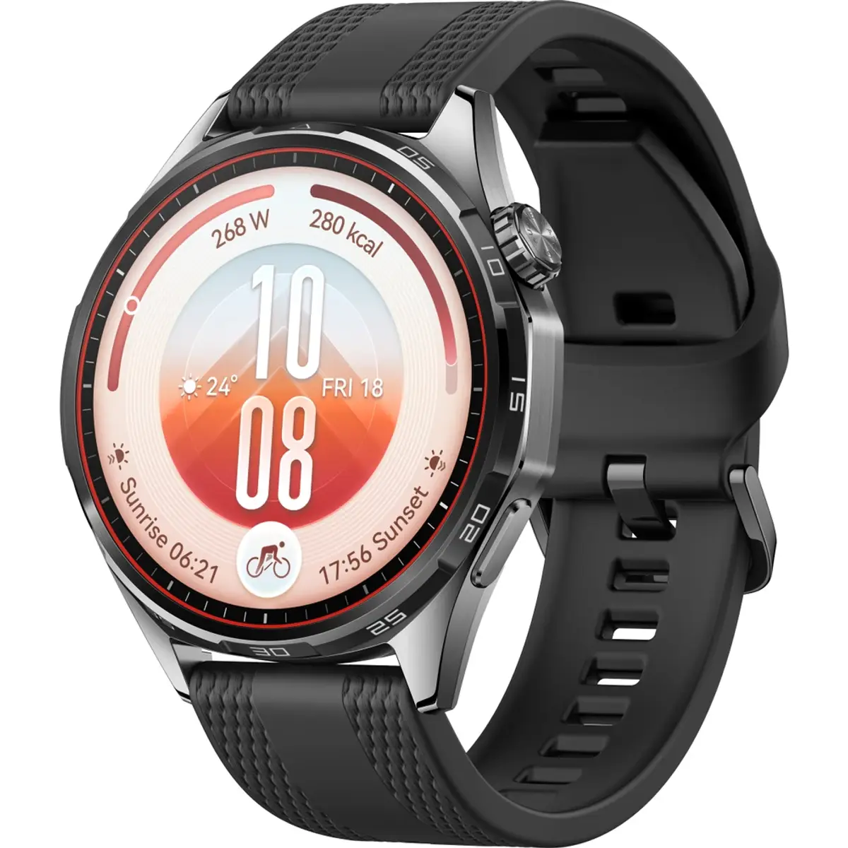 Huawei Watch GT 7 46 mm, coloris Noir, vue de face