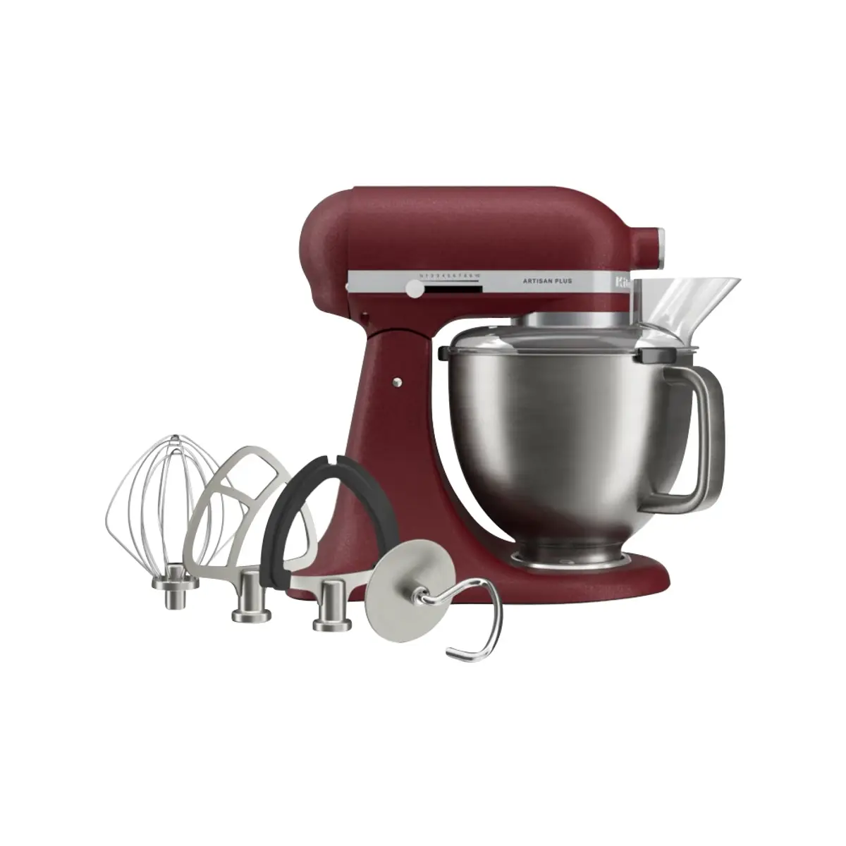 Kitchenaid 5KSM50PKVESO Sun Dried Tomato, coloris Rouge, vue de face