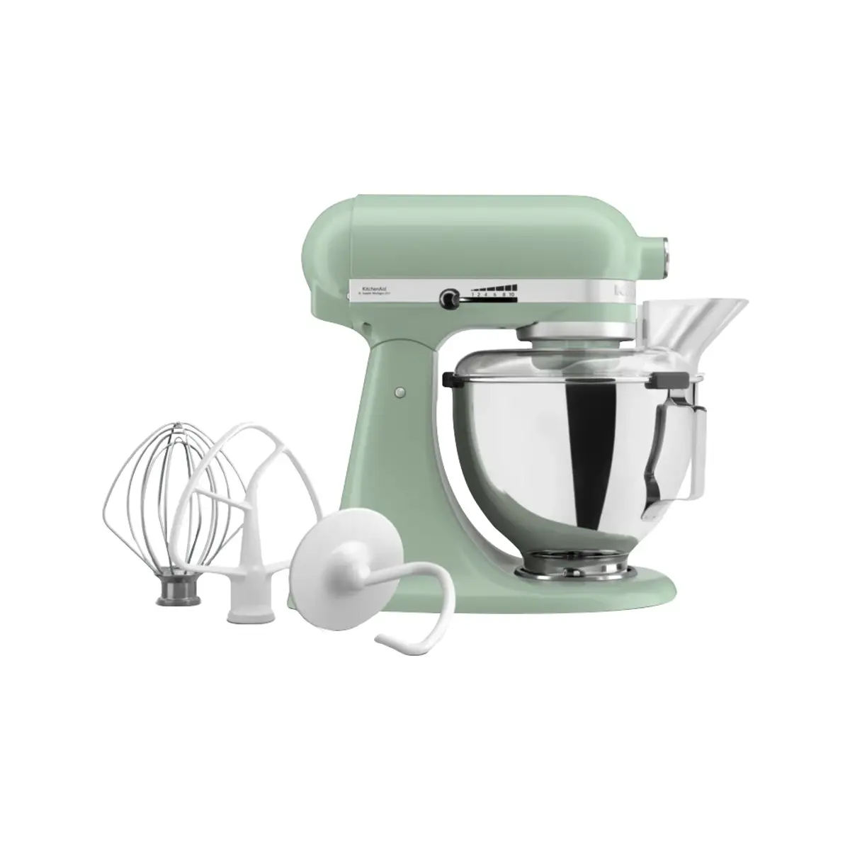 KitchenAid 5KSM95PSEDC Vert, coloris Vert, vue de face