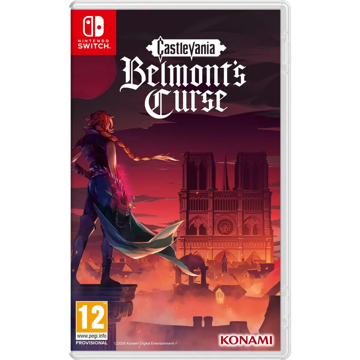 Konami Castlevania: Belmont's Curse Nintendo Switch, vue de face