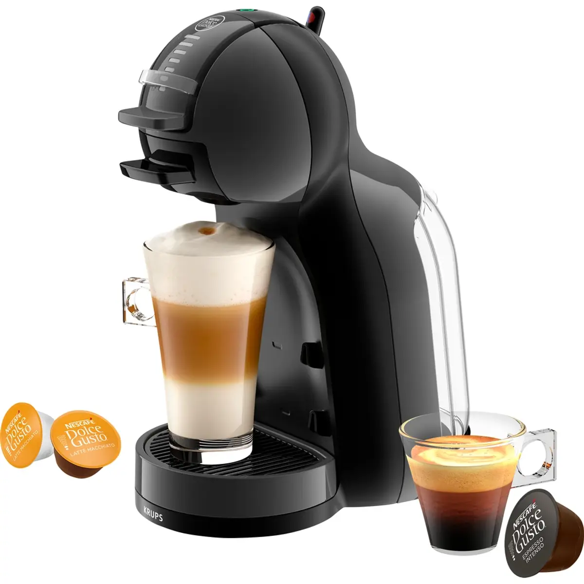 Krups NESCAFÉ Dolce Gusto Mini Me KP1238, coloris Noir, vue de face