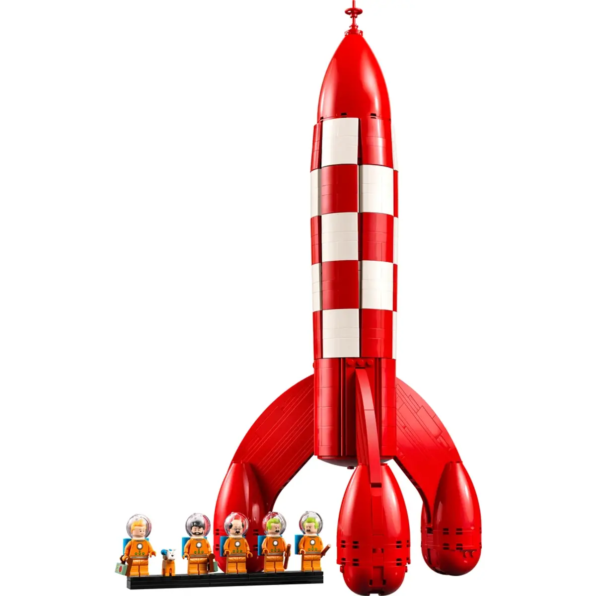 LEGO Ideas La Fusée de Tintin 21367, coloris Multicolore, vue de face