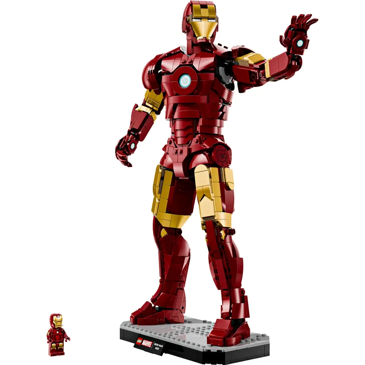 LEGO Marvel Iron Man Mark 3 Édition Collector 76344, coloris Multicolore, vue de face