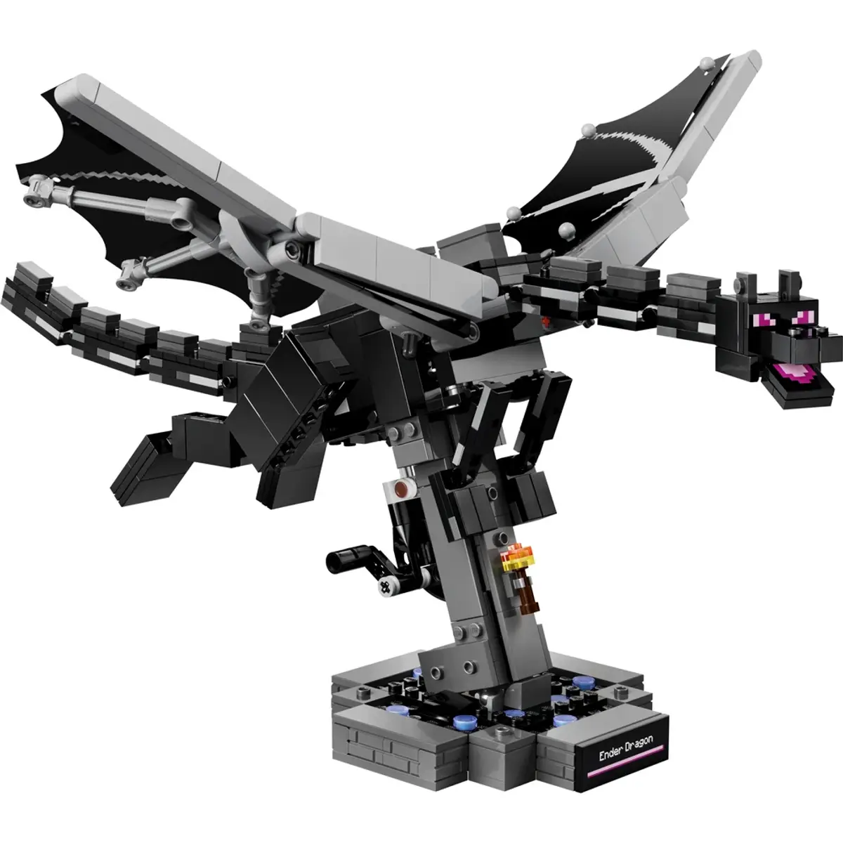LEGO Minecraft Le Dragon de l'Ender 21595, coloris Multicolore, vue de face