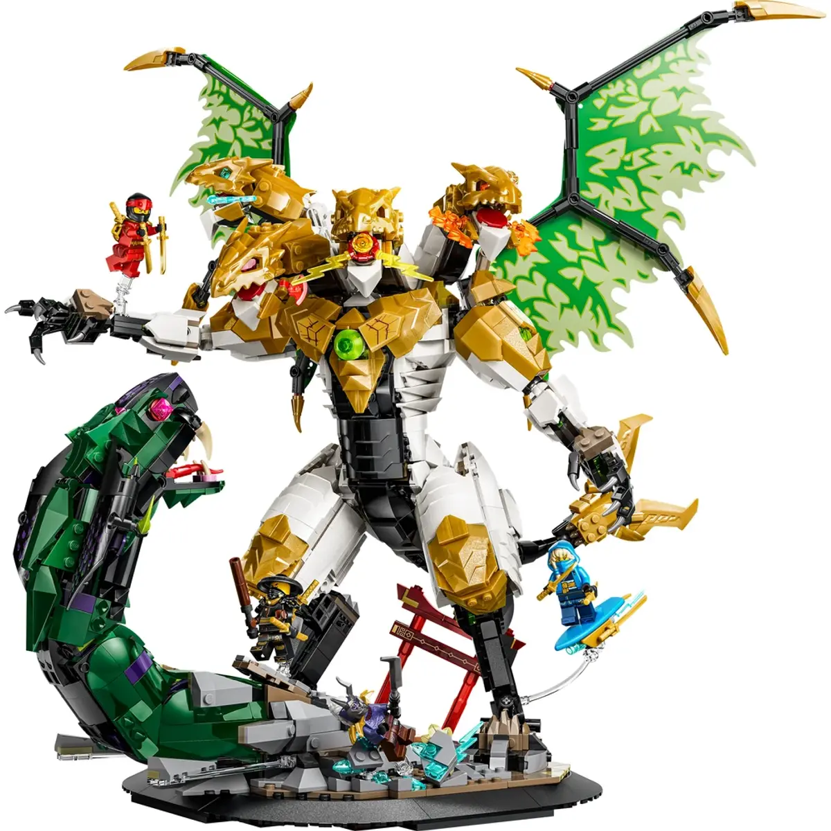 LEGO Ninjago Le Combat de l'Ultra Dragon 71872, coloris Multicolore, vue de face