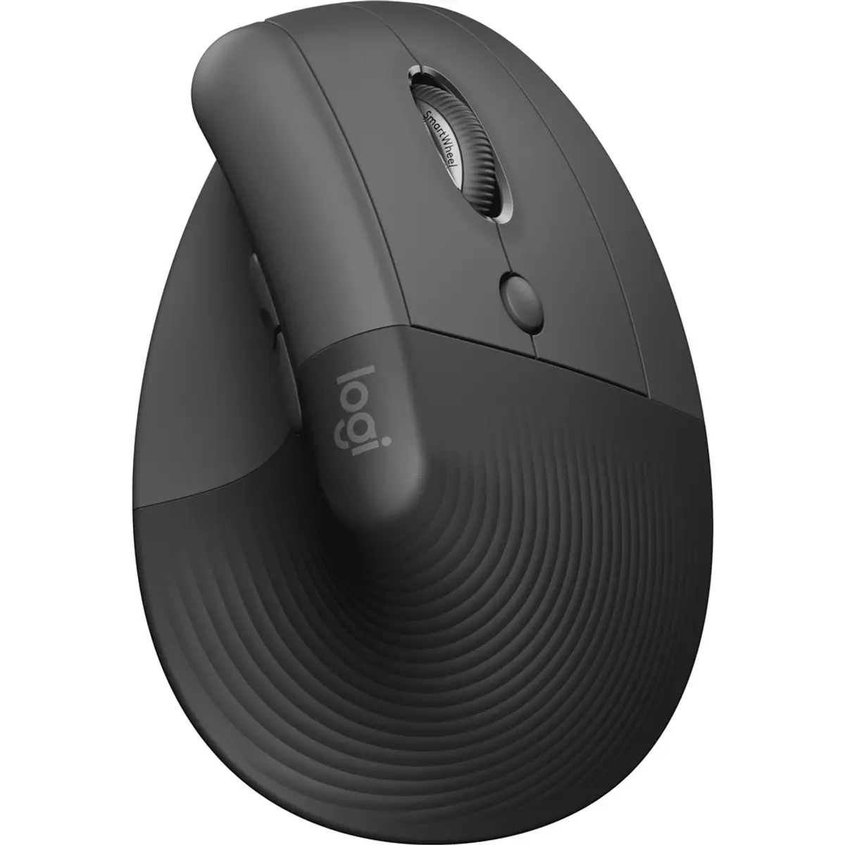 Logitech Lift Souris ergonomique verticale Gauche Noir, coloris Noir, vue de face