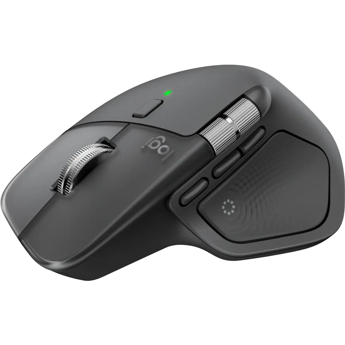 Logitech MX Master 4 Graphite, coloris Graphite, vue de face