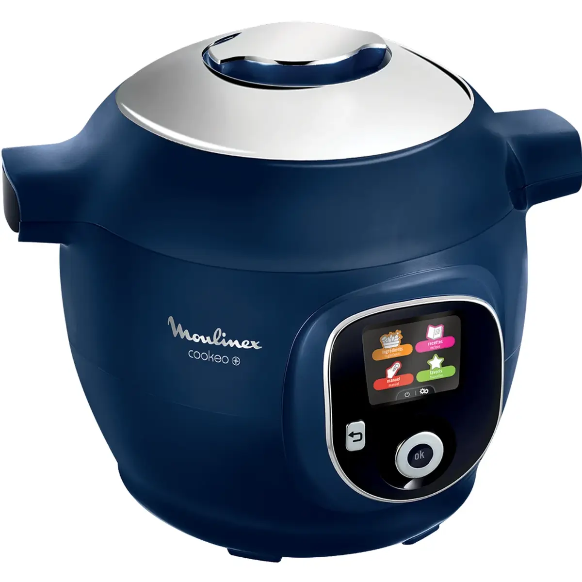 Moulinex Cookeo+ 150 Bleu, coloris Bleu, vue de face