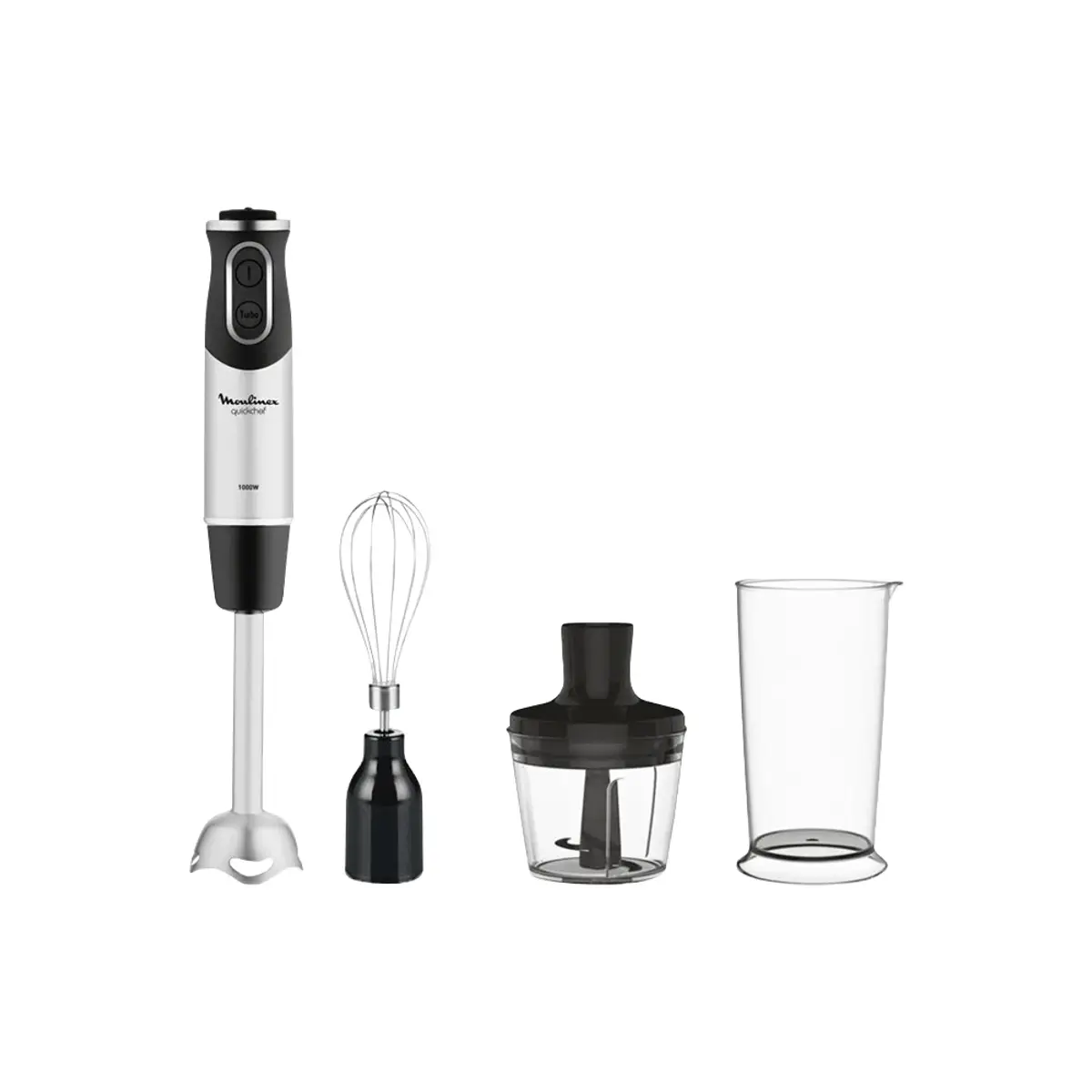 Moulinex Quickchef 3-en-1 DD655810, coloris Argent, vue de face