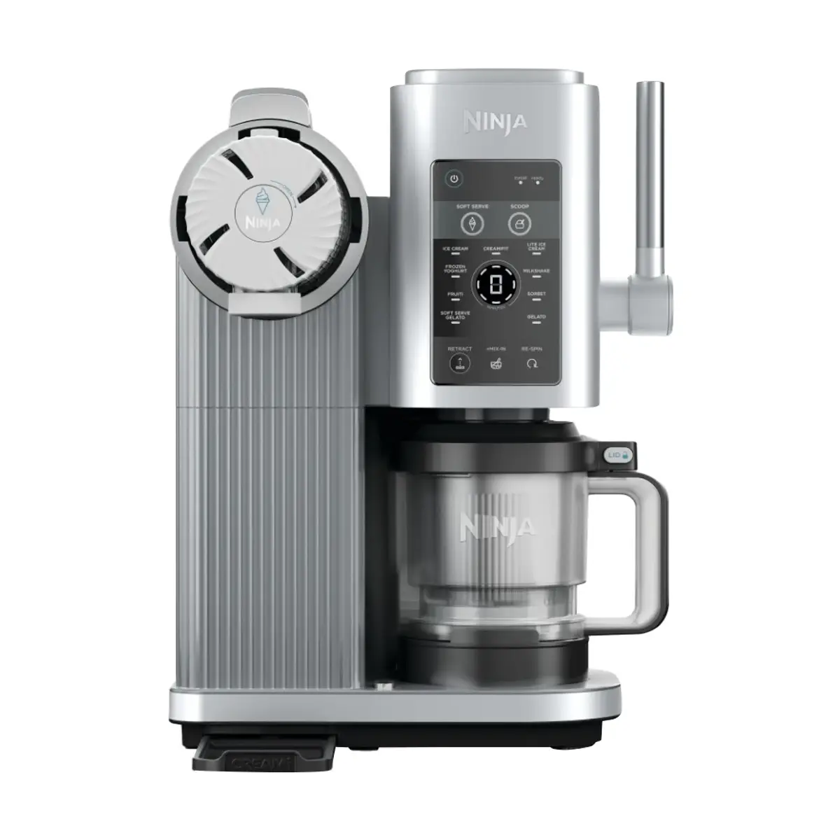 Ninja Creami Spin NC701BU, coloris Gris, vue de face